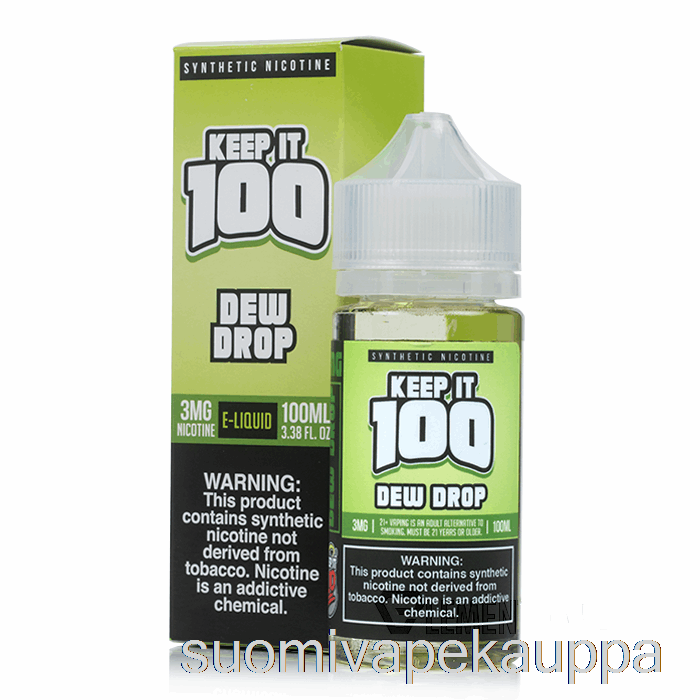 Vape Suomi Kastepisara - Säilytä 100 - 100ml 0mg